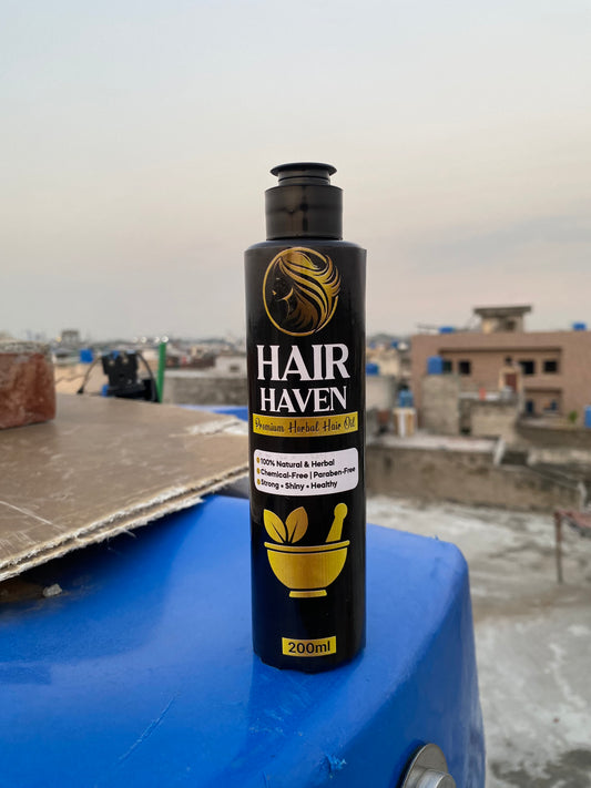 Hair Haven – Herbal Hair Oil, Nature’s Remedy for Strong & Healthy Hair